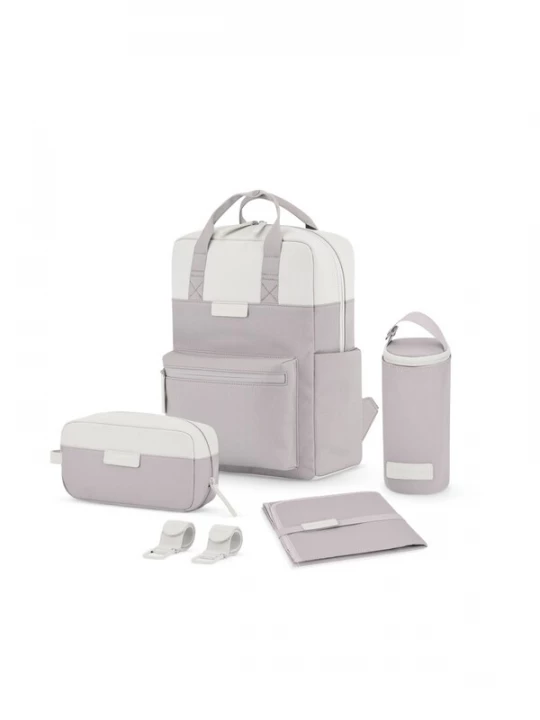 Foto van product Kapten & Son Rugzak 'Bergen Pro Diaper' aardetinten / lichtgrijs