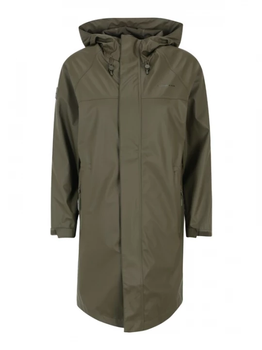 Foto van product Kapten & Son Tussenjas 'Everyday Rain Jacket Long' olijfgroen