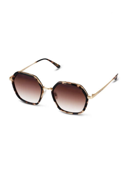 Foto van product Kapten & Son Zonnebril 'Amsterdam Edge Umber Tortoise Brown' bruin / goud