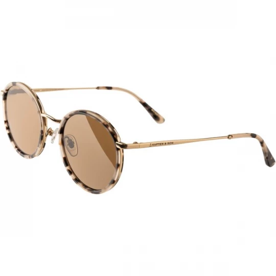 Foto van product Kapten & Son Zonnebril 'Amsterdam Sand Tortoise Brown' beige / bruin gemêleerd / goud