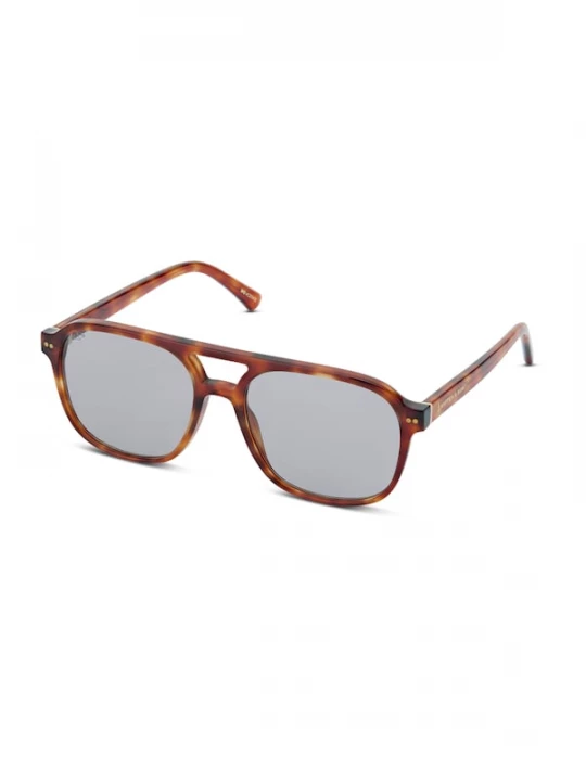 Foto van product Kapten & Son Zonnebril 'Zurich Edge' cognac / donkerbruin / grijs