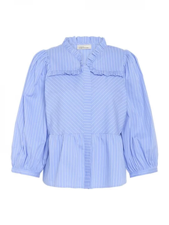 Foto van product KAREN BY SIMONSEN Blouse 'Amy' hemelsblauw / wit