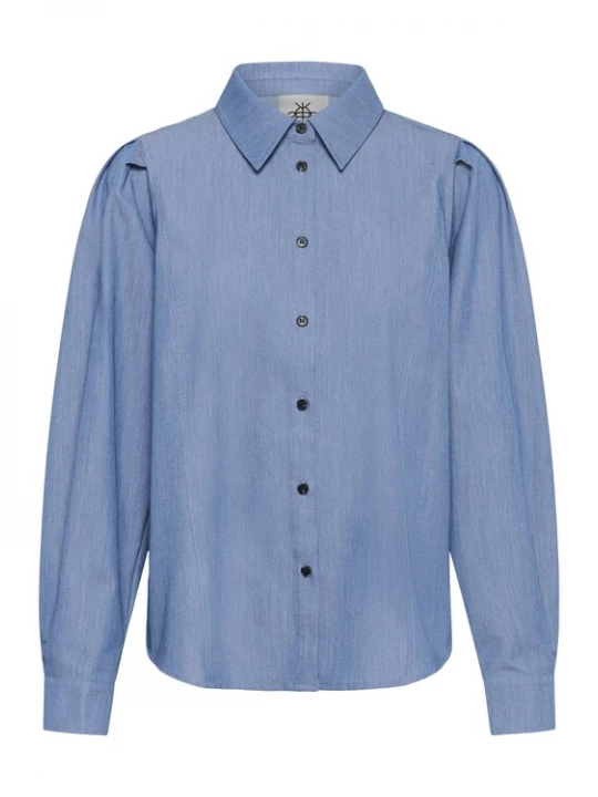Foto van product KAREN BY SIMONSEN Blouse 'KBRo Solid' blauw