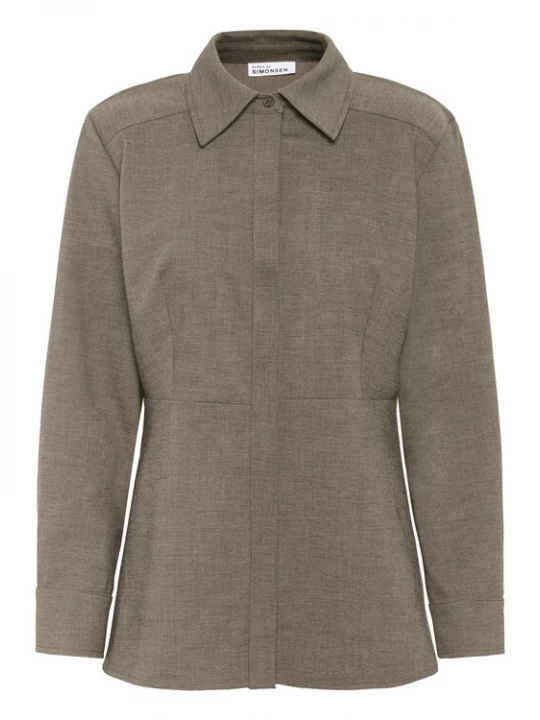 Foto van product KAREN BY SIMONSEN Blouse 'Tina' bruin gemêleerd