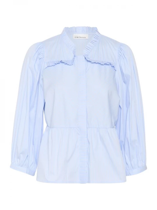 Foto van product KAREN BY SIMONSEN Blouse 'Zuma Nette' lichtblauw