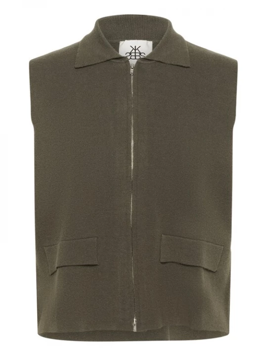 Foto van product KAREN BY SIMONSEN Bodywarmer 'KBElvina' donkergroen
