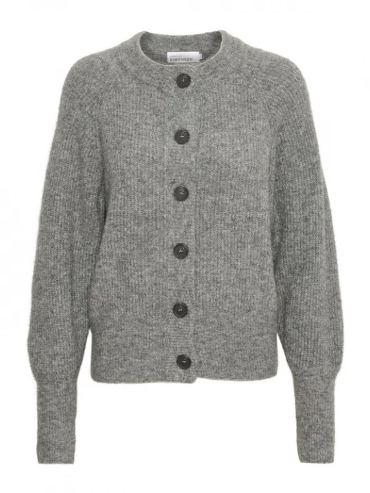 Foto van product KAREN BY SIMONSEN Gebreid vest 'Debbie' donkergrijs
