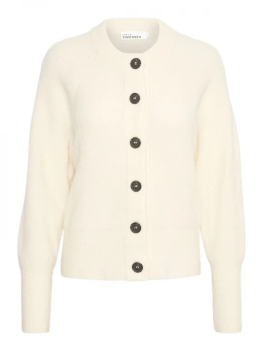 Foto van product KAREN BY SIMONSEN Gebreid vest 'Debbie' wolwit