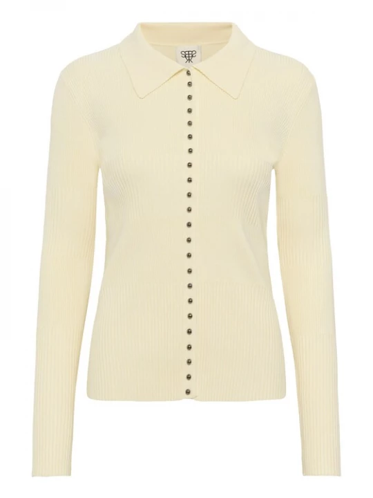 Foto van product KAREN BY SIMONSEN Gebreid vest 'KBStine' chamois