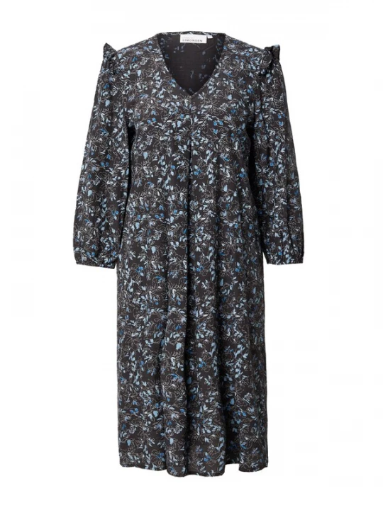 Foto van product KAREN BY SIMONSEN Jurk 'Eldina' nachtblauw / pastelblauw / lichtblauw / wit