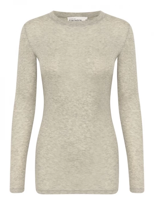 Foto van product KAREN BY SIMONSEN Shirt 'Dolly' grijs gemêleerd