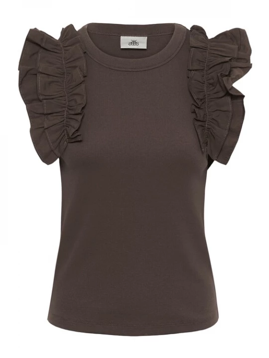 Foto van product KAREN BY SIMONSEN Shirt 'Oda' mokka