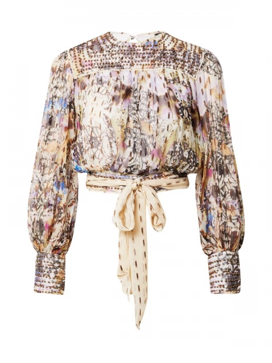 Foto van product Karen Millen Blouse beige / blauw / bruin / lila