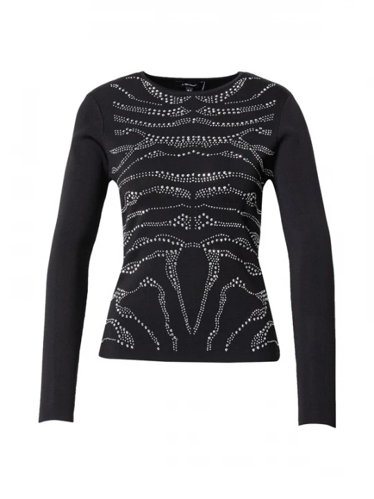 Foto van product Karen Millen Shirt zwart / zilver