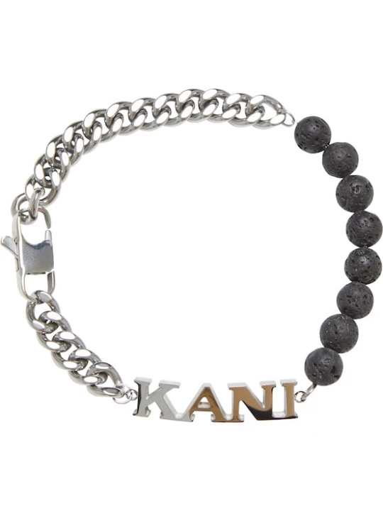 Foto van product Karl Kani Armband zwart / zilver