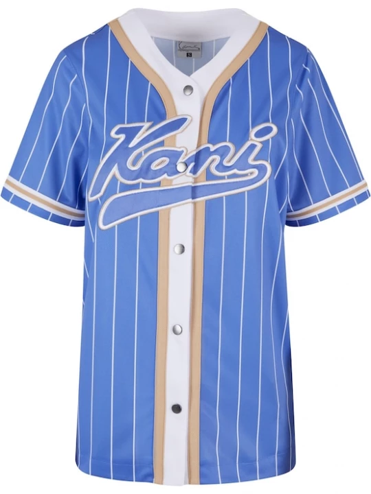 Foto van product Karl Kani Blouse beige / blauw / wit