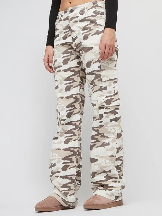 Foto van product Karl Kani Cargobroek chocoladebruin / taupe / offwhite