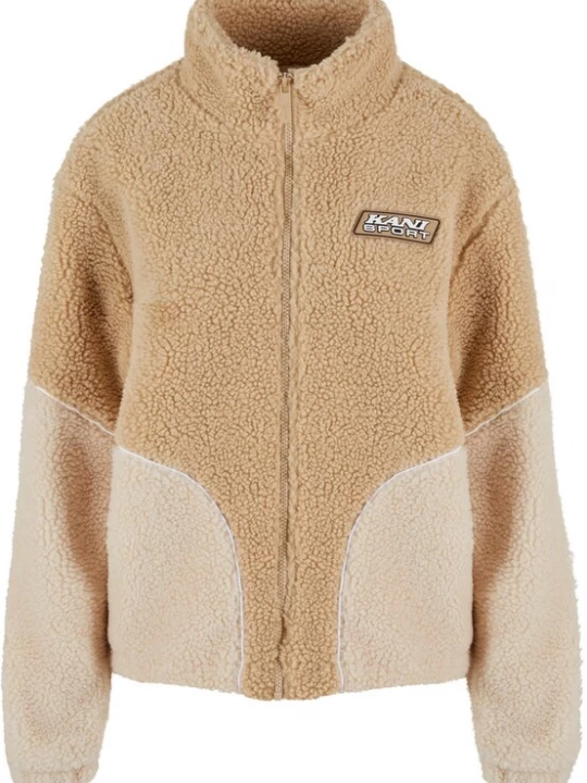 Foto van product Karl Kani Fleece jas beige / ecru / sand