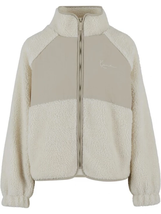 Foto van product Karl Kani Fleece jas crème