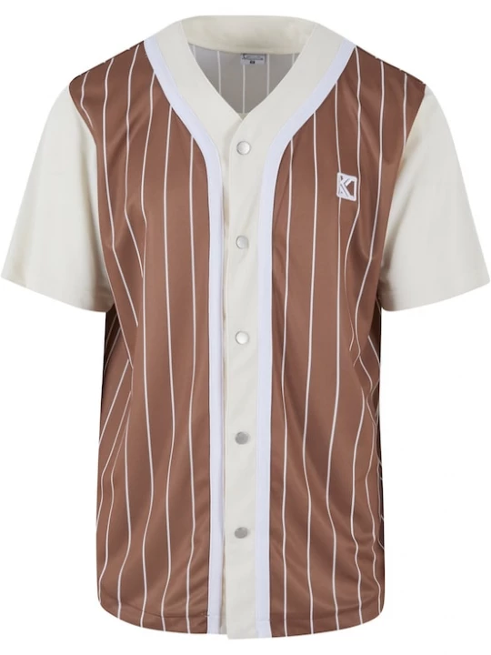 Foto van product Karl Kani Overhemd beige / bruin / wit