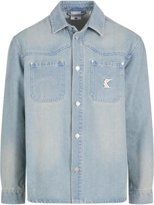 Foto van product Karl Kani Overhemd blauw denim