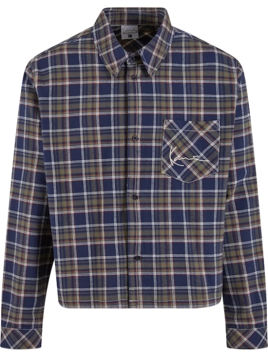 Foto van product Karl Kani Overhemd blauw / wit