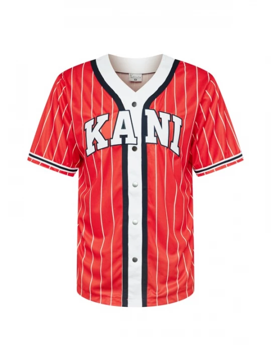 Foto van product Karl Kani Overhemd navy / rood / wit