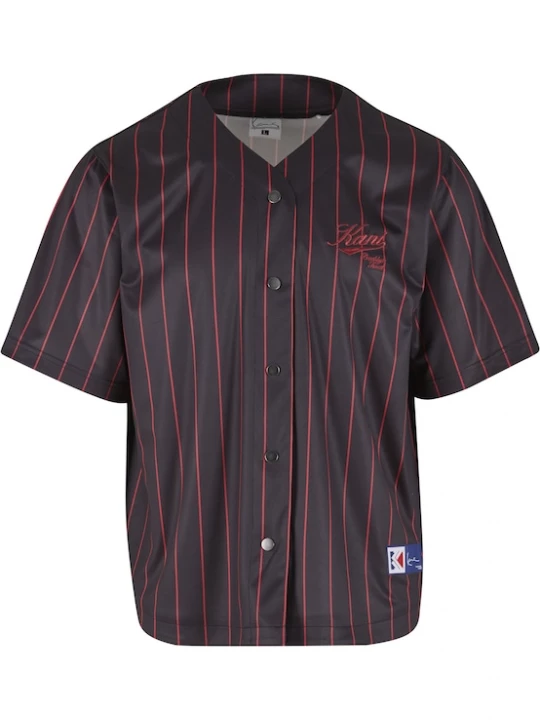Foto van product Karl Kani Overhemd 'Varsity' blauw / rood / zwart / wit