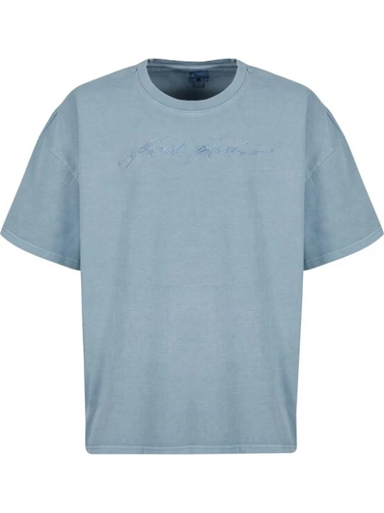 Foto van product Karl Kani Shirt 'Autograph' lichtblauw