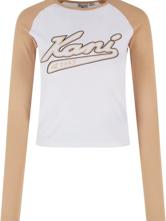 Foto van product Karl Kani Shirt beige / zwart / wit