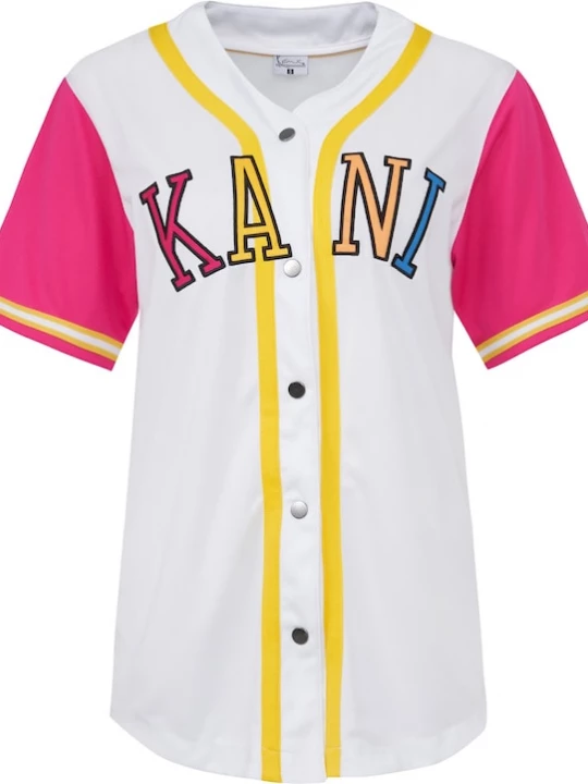 Foto van product Karl Kani Shirt blauw / oranje / pink / wit