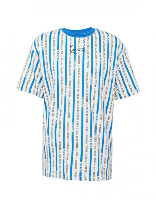 Foto van product Karl Kani Shirt blauw / zwart / wit