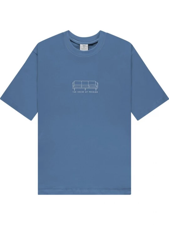 Foto van product Karl Kani Shirt 'Blue Sofa' blauw / wit