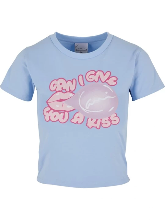 Foto van product Karl Kani Shirt 'Bubblegum' lichtblauw / pink