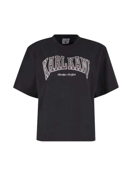 Foto van product Karl Kani Shirt chocoladebruin / zwart / wit