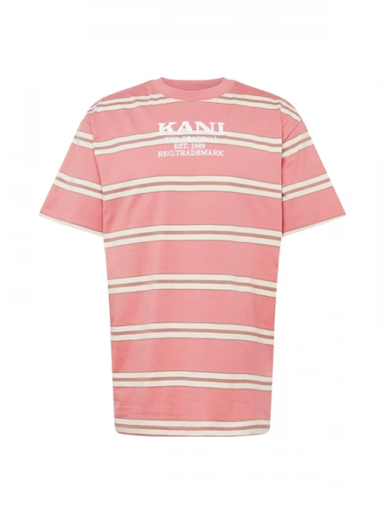 Foto van product Karl Kani Shirt crème / lichtroze / wit