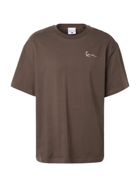 Foto van product Karl Kani Shirt donkerbruin / kaki / offwhite