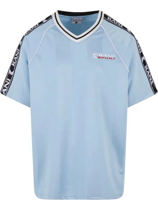 Foto van product Karl Kani Shirt duifblauw / donkerrood / zwart / wit