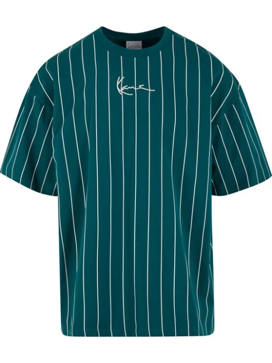 Foto van product Karl Kani Shirt 'Essential' donkergroen / wit