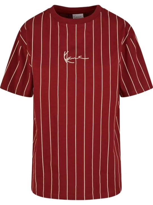 Foto van product Karl Kani Shirt 'Essential' donkerrood / wit