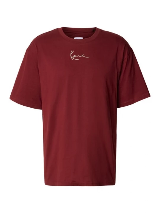 Foto van product Karl Kani Shirt 'Essential' donkerrood / wit