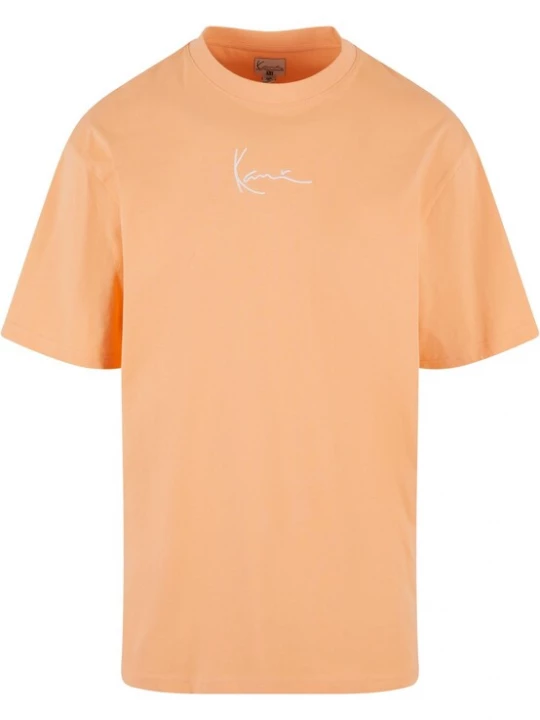 Foto van product Karl Kani Shirt 'Essential' lichtoranje / wit