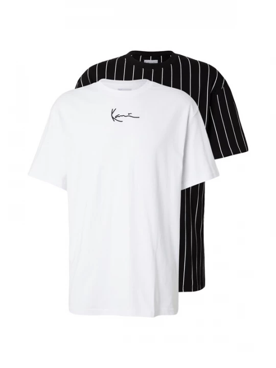 Foto van product Karl Kani Shirt 'Essential' rood / zwart / wit