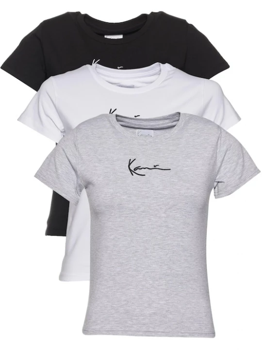 Foto van product Karl Kani Shirt grijs gemêleerd / zwart / wit
