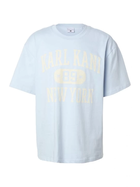 Foto van product Karl Kani Shirt 'Heritage 89' lichtblauw / lichtgeel