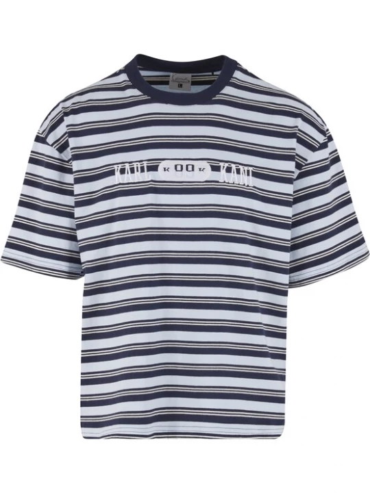 Foto van product Karl Kani Shirt 'Heritage 89' marine / lichtblauw / donkerblauw / wit