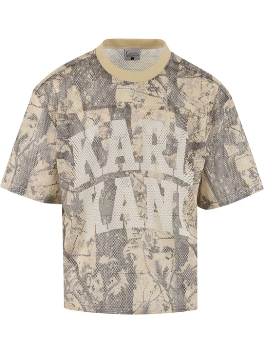 Foto van product Karl Kani Shirt 'Heritage' beige / mokka / donkergrijs / offwhite