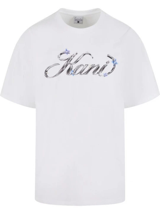 Foto van product Karl Kani Shirt 'Icy Chrome' blauw / zilvergrijs / wit