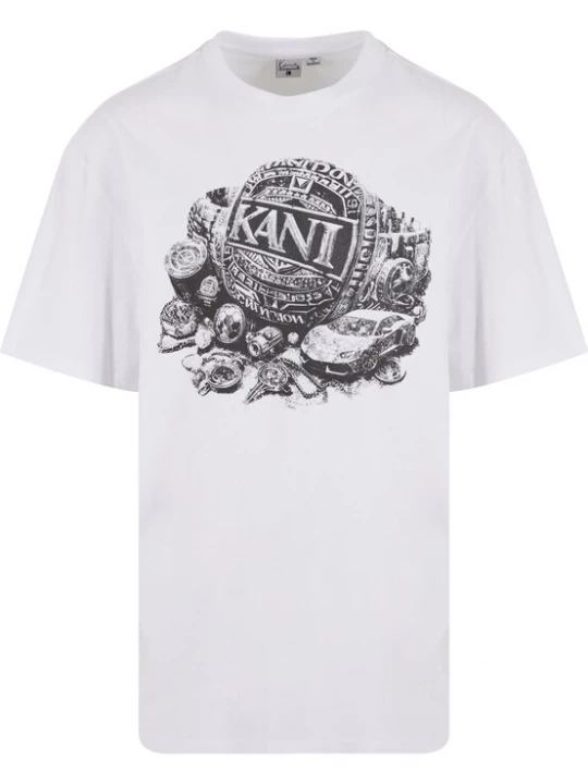 Foto van product Karl Kani Shirt 'Icy Watch' zwart / wit