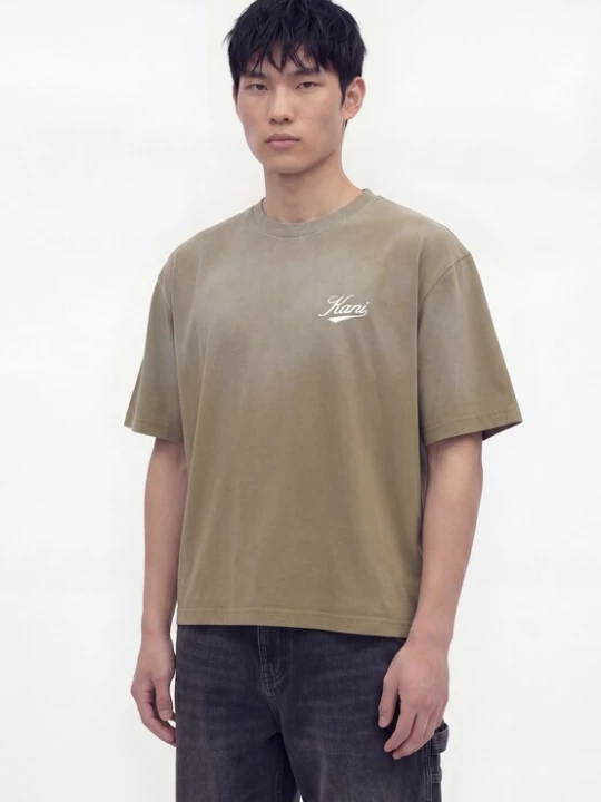 Foto van product Karl Kani Shirt kaki / wit